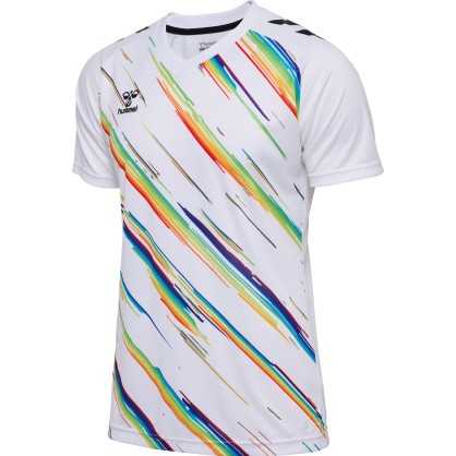 Maillot Triumph Hummel Junior Blanc / Multicolor - Espace-Handball.com