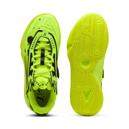 Chaussures Scoot II Puma Jaune Fluo - Espace-Handball.com