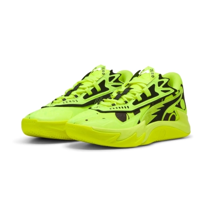 Chaussures Scoot II Puma Jaune Fluo - Espace-Handball.com