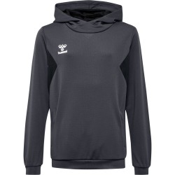 Sweat à capuche HMLAuthentic Hummel gris foncé - Espace-Handball.com