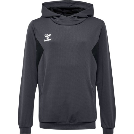 Sweat à capuche HMLAuthentic Hummel gris foncé - Espace-Handball.com
