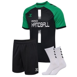 Ensemble League Handball Hummel noir/vert - Espace-Handball.com