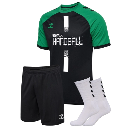 Ensemble League Hummel noir/vert Jr