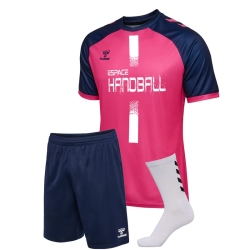 Ensemble League Handball Hummel rose/marine Jr - Espace-Handball.com