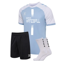 Ensemble League Handball Hummel bleu ciel/blanc Jr - Espace-Handball.com