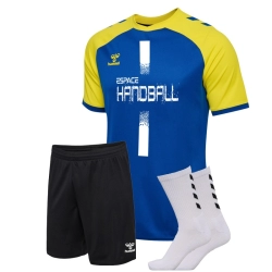 Ensemble League Handball Hummel bleu/jaune Jr - Espace-Handball.com