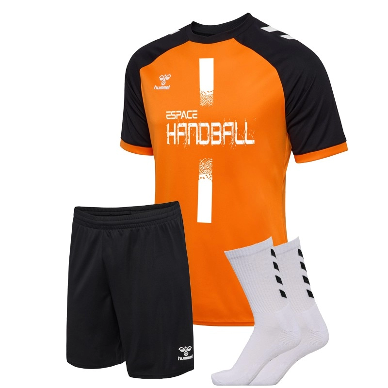 Ensemble League Handball Hummel orange/noir Jr
