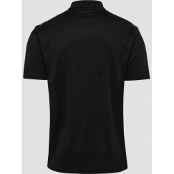 Polo poly HUMMEL noir adulte - ASPTT - Espace-Handball.com
