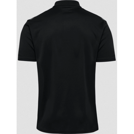 Polo poly HUMMEL noir adulte - ASPTT