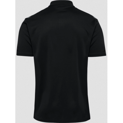 Polo poly HUMMEL noir adulte - ASPTT - Espace-Handball.com