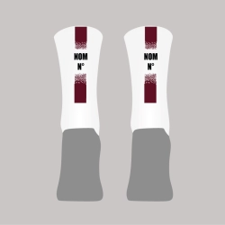 Chaussettes à personnaliser Bordeaux - Espace-Handball.com