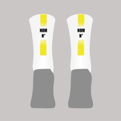 Chaussettes à personnaliser Jaunes - Espace-Handball.com