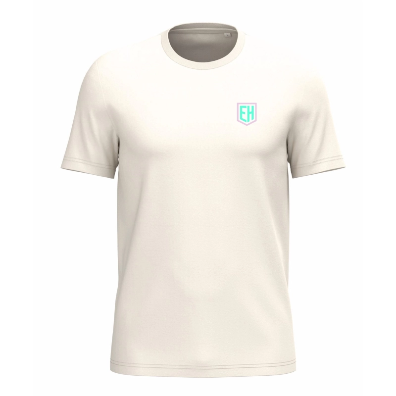 Tee Shirt Handball Pink Collection EH Ivory Tee Shirt Handball Pink Collection EH Ivory