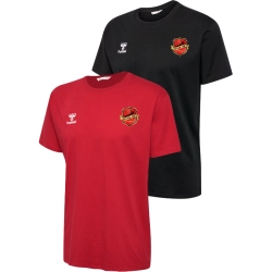 T-shirt Rouge ou Noir Hummel Dives HB - Espace-Handball.com