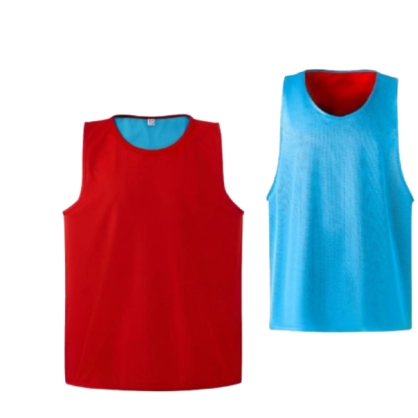 Chasuble réversible Rouge/Bleu Dives HB - Espace-Handball.com