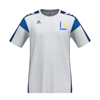 Maillot Erima Blanc Brax Handball (logo bleu et jaune) - Espace-Handball.com