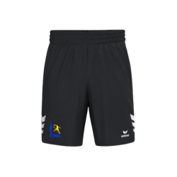 Short Erima Noir Brax Handball (logo bleu et jaune) - Espace-Handball.com