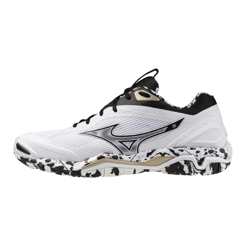 Chaussures Wave Stealth Blanc/Noir/Or Chaussures Wave Stealth Blanc/Noir/Or