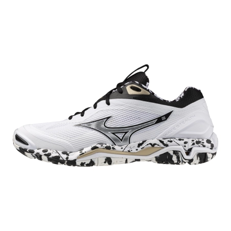 Chaussures Wave Stealth Blanc/Noir/Or Chaussures Wave Stealth Blanc/Noir/Or