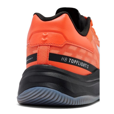 Chaussures HB Topflight Pro Hummel Oranges - Espace-Handball.com