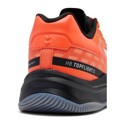 Chaussures HB Topflight Pro Hummel Oranges - Espace-Handball.com