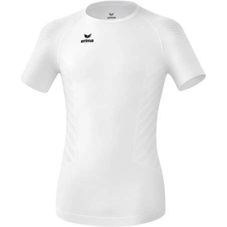 Maillot de Compression Manches Courtes Erima Blanc