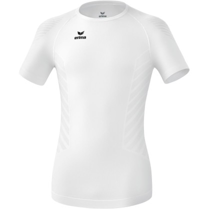 Maillot de Compression Manches Courtes Erima Blanc - Espace-Handball.com