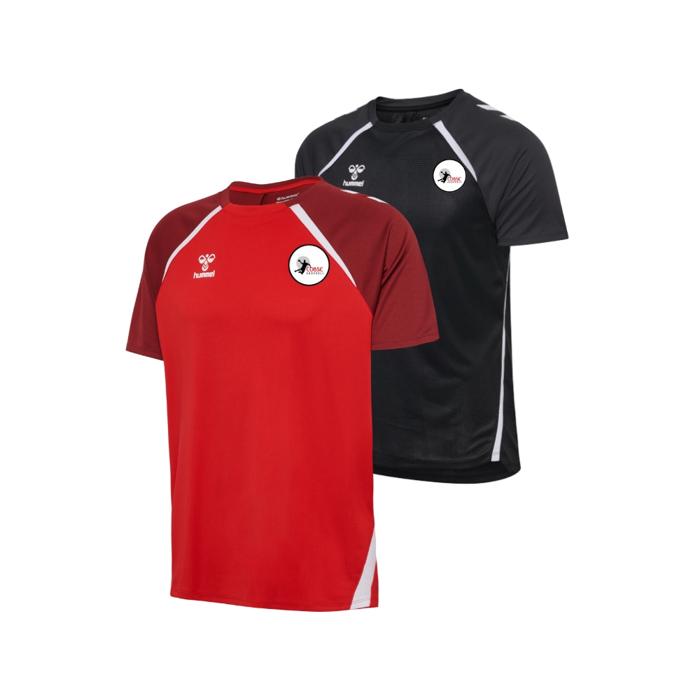 Maillot Rouge ou Noir Hummel COBSE Handball