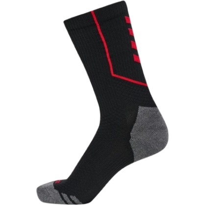Chaussettes Noir/Rouge Hummel COBSE Handball - Espace-Handball.com