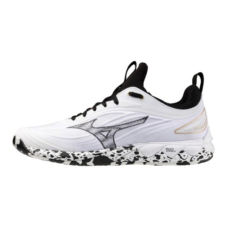 Chaussures Wave Luminous 3 Mizuno blanc/noir/or