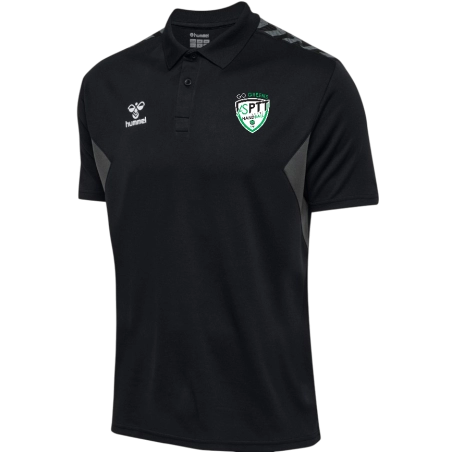 Polo poly HUMMEL noir adulte - ASPTT