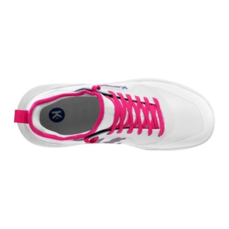 Chaussures KourtFly Junior Kempa Blanc Rose