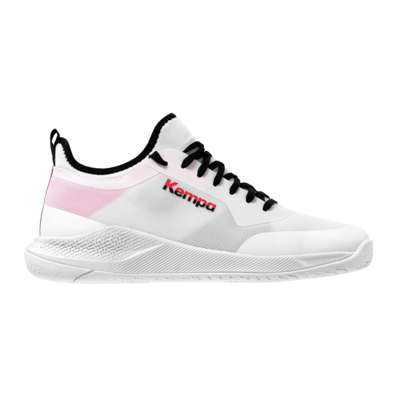 Chaussures KourtFly Junior Kempa Blanc Rouge Noir Chaussures KourtFly Junior Kempa Blanc Rouge Noir