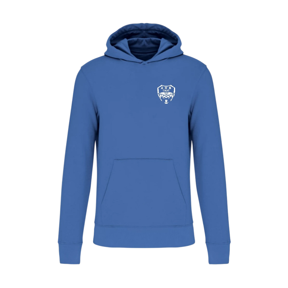 copy of Sweat à capuche coton Ecoresponsable bleu Adulte - AHB VALLET copy of Sweat à capuche coton Ecoresponsable bleu Adulte - AHB VALLET