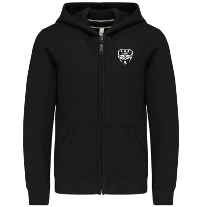 copy of Sweat zippé à capuche coton bleu Enfant - AHB VALLET - Espace-Handball.com