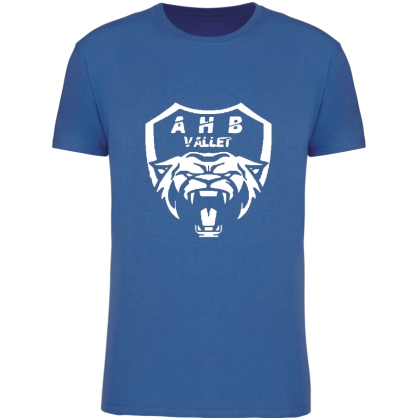 copy of Tee-shirt coton Bio bleu Adulte - AHB VALLET - Espace-Handball.com