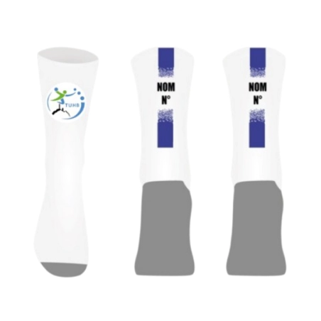 Chaussettes personnalisées Logo TUHB + Nom + Numéro