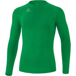 Maillot de Compression Manches Longues Erima Vert - Espace-Handball.com
