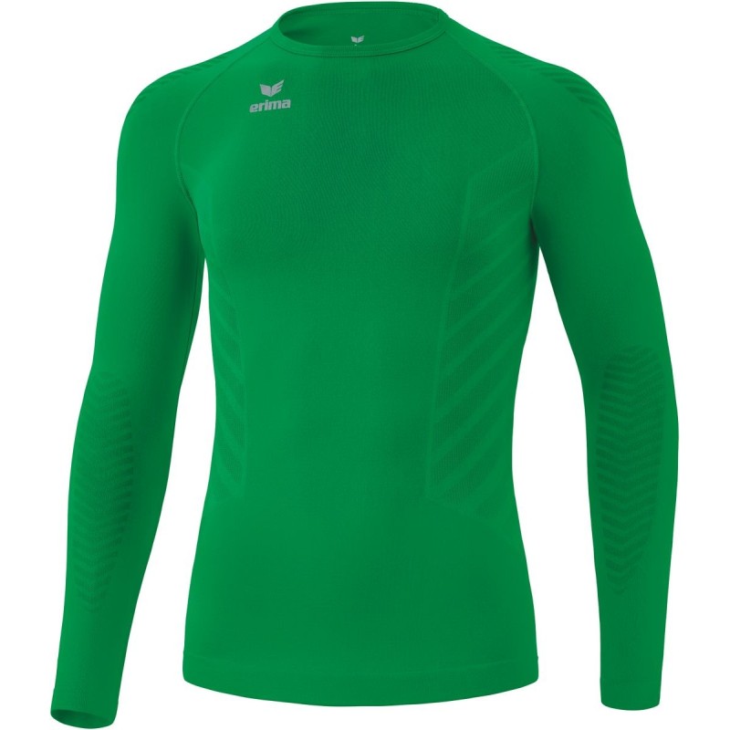 Maillot de Compression Manches Longues Erima Vert