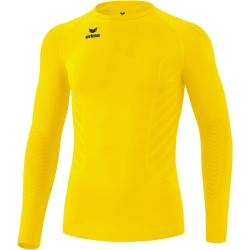Maillot de Compression Manches Longues Erima Jaune - Espace-Handball.com