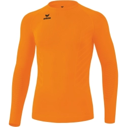 Maillot de Compression Manches Longues Erima Orange - Espace-Handball.com