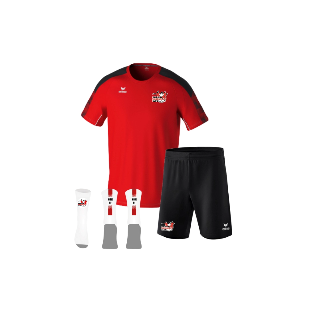 Pack Adulte Maillot + Short + Chaussettes personnalisées BHBC