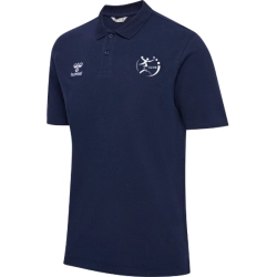 Polo Bleu marine Coton Hummel TUHB - Espace-Handball.com