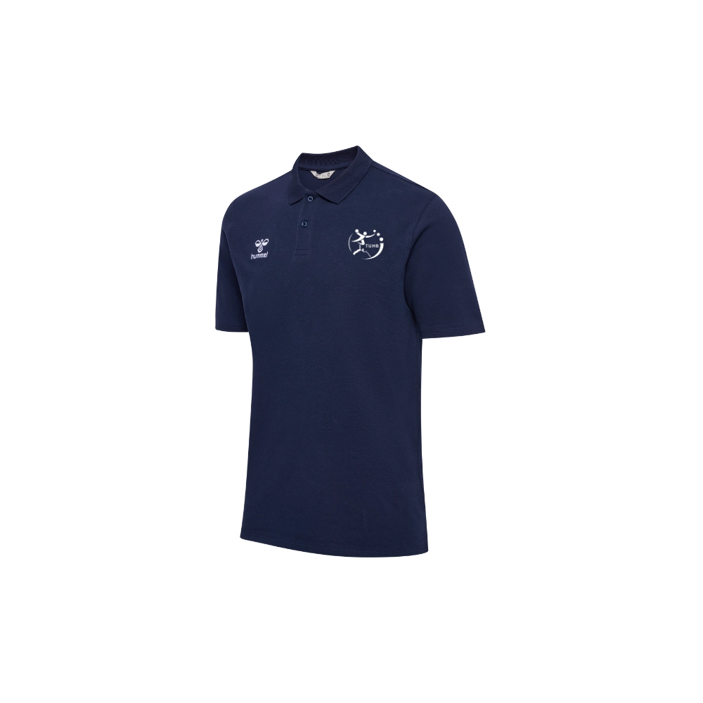 Polo Bleu marine Coton Hummel TUHB