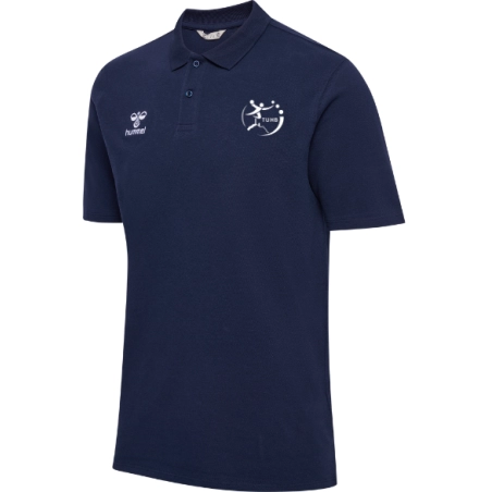 Polo Bleu marine Coton Hummel TUHB