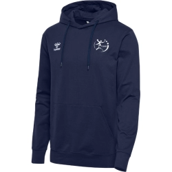 Sweat à capuche Bleu marine Hummel TUHB - Espace-Handball.com
