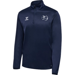 Veste demi-zip Bleu marine Hummel TUHB - Espace-Handball.com