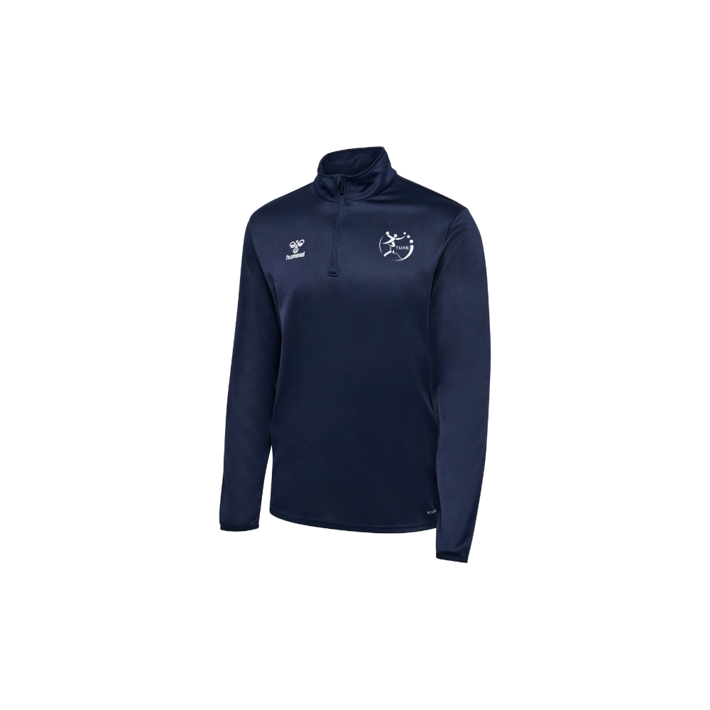 Veste demi-zip Bleu marine Hummel TUHB