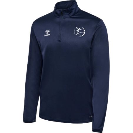 Veste demi-zip Bleu marine Hummel TUHB