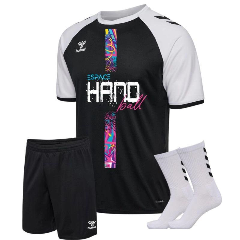 Ensemble League Collector Handball Hummel noir/blanc Jr